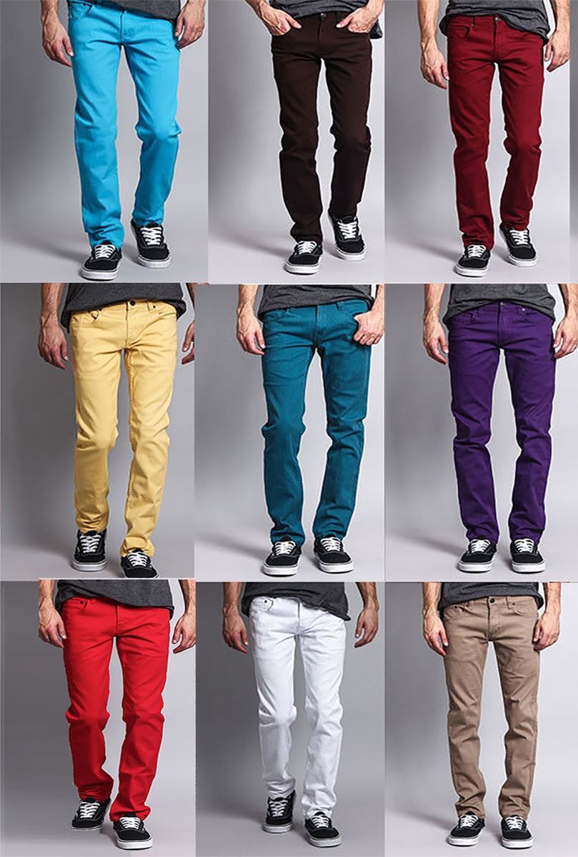 Colored Custom Made Jeans for Men